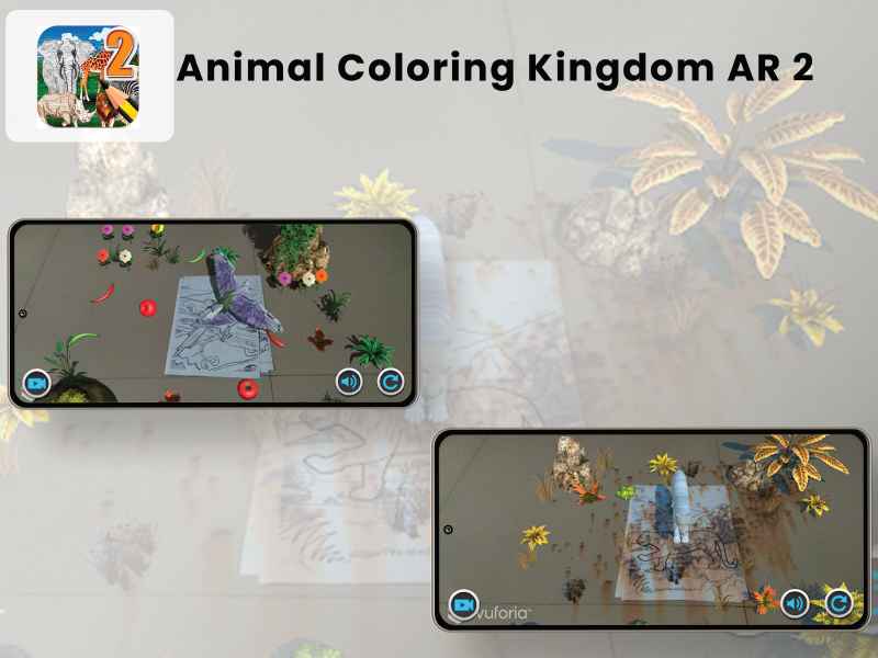 Animal coloring kingdom AR 2