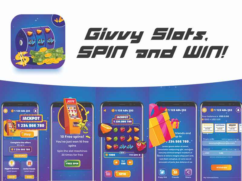 Givvy Slots, SPIN and WIN!