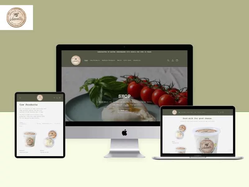 Vannella Cheese Shop – Shopify eCommerce