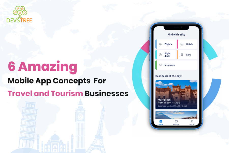 6 Amazing Mobile App Concepts For Travel and Tourism Businesses